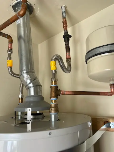 Water heater installation and plumbing repair in San Bruno